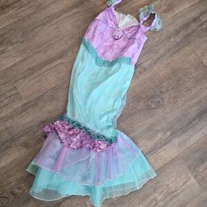 Ariel Princess Kids Costume - Purple and Green